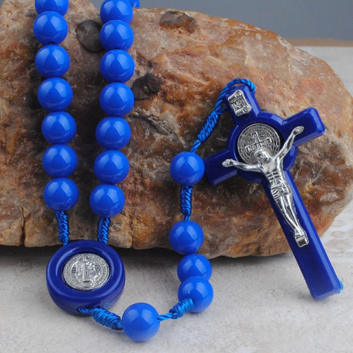 ,plastic beads rosary